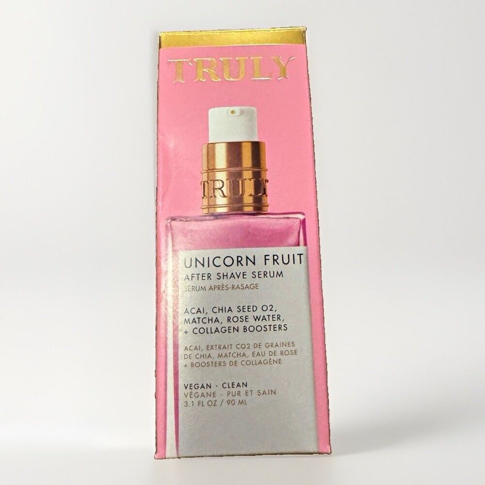 Truly Unicorn Fruit Aftershave Serum 3.1 fl oz/90 mL Vegan Clean Brightening